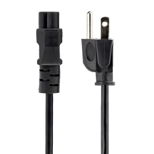 StarTech.com PXT101NB3S power cable Black 70.9" (1.8 m) NEMA 5-15P C5 coupler
