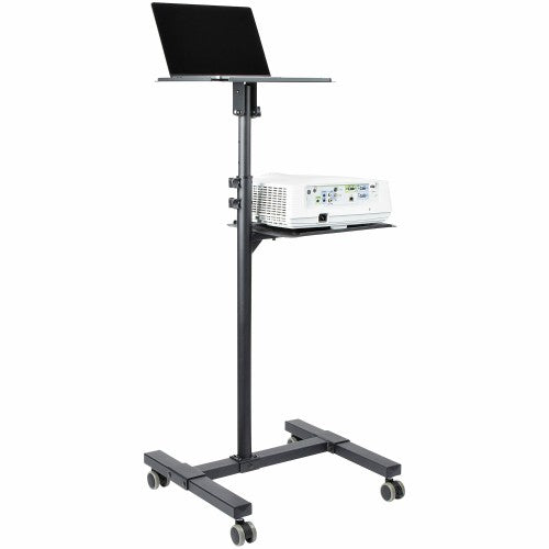 StarTech.com ADJPROJCART multimedia cart/stand Black Projector Multimedia stand