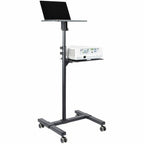 StarTech.com ADJPROJCART multimedia cart/stand Black Projector Multimedia stand