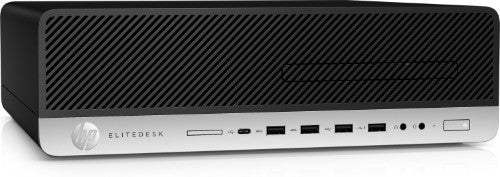 HP EliteDesk 800 G5 Intel® Core™ i7 i7-9700 8 GB DDR4-SDRAM 256 GB SSD Windows 10 Pro SFF PC Black