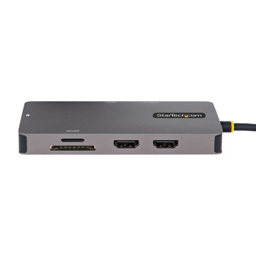 StarTech.com 120B-USBC-MULTIPORT laptop dock/port replicator Wired USB 3.2 Gen 1 (3.1 Gen 1) Type-C Gray