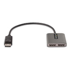 StarTech.com MST14DP122DP video cable adapter 11.8" (0.3 m) DisplayPort 2 x DVI Gray