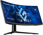Viewsonic XG341C-2K computer monitor 34" 3440 x 1440 pixels UltraWide Quad HD Black
