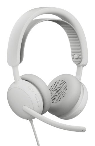 Logitech Zone Wired 2 Headset Head-band Calls/Music USB Type-C / USB Type-A White