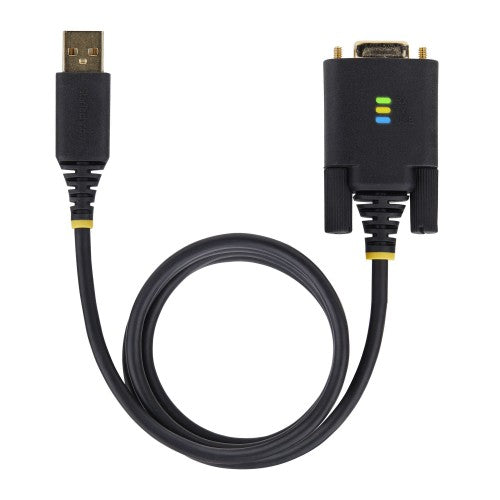 StarTech.com 1P3FFCNB-USB-SERIAL serial cable Black 39.4" (1 m) USB Type-A DB-9