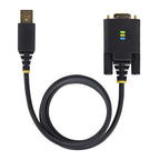 StarTech.com 1P3FFCNB-USB-SERIAL serial cable Black 39.4" (1 m) USB Type-A DB-9
