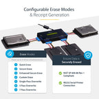 StarTech.com SATERASER4 data storage device part/accessory Disk drive eraser