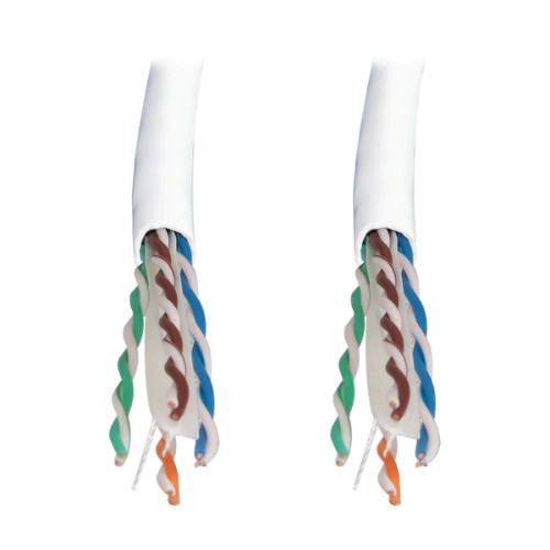 Tripp Lite N223-01K-WH networking cable White 12007.9" (305 m) Cat6a U/UTP (UTP)