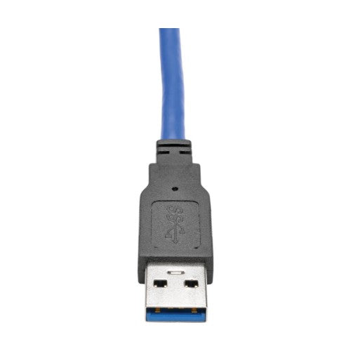 Tripp Lite U324-003-KJ USB cable USB 3.2 Gen 1 (3.1 Gen 1) 35.8" (0.91 m) USB A Black, Blue