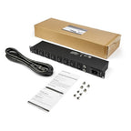 StarTech.com PDU08C13H power distribution unit (PDU) 8 AC outlet(s) 1U Black