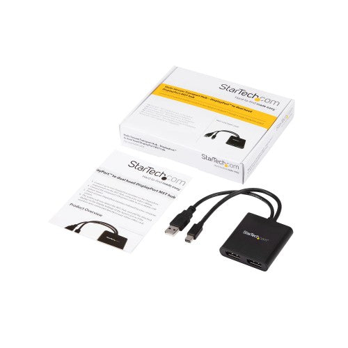 StarTech.com MSTMDP122DP video splitter Mini DisplayPort 2x DisplayPort
