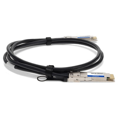 AddOn Networks CAB-D-D-200G-2-5M-AO InfiniBand/fibre optic cable 98.4" (2.5 m) QSFP-DD Black, Silver