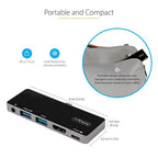 StarTech.com DKT30ICHPD laptop dock/port replicator Wired USB 3.2 Gen 1 (3.1 Gen 1) Type-C Black, Silver