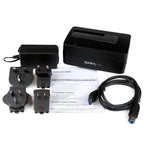 StarTech.com SDOCKU313 storage drive docking station USB 3.2 Gen 2 (3.1 Gen 2) Type micro-B Black