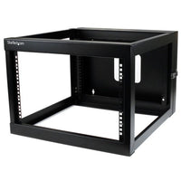 StarTech.com RK619WALLOH rack cabinet 6U Wall mounted rack Black