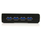 StarTech.com ST4300USB3 interface hub USB 3.2 Gen 1 (3.1 Gen 1) Type-B 5000 Mbit/s Black