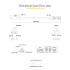 StarTech.com PXT101NB3S power cable Black 70.9" (1.8 m) NEMA 5-15P C5 coupler