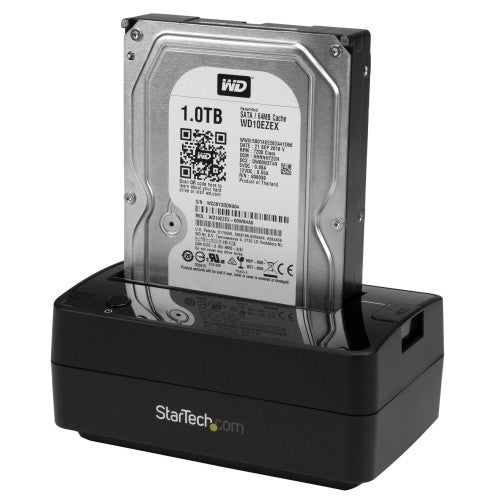 StarTech.com SDOCKU313E storage drive docking station USB 3.2 Gen 2 (3.1 Gen 2) Type-B Black
