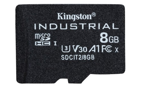 Kingston Technology Industrial 8 GB MicroSDHC UHS-I Class 10