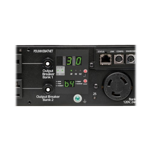 Tripp Lite PDUMH30ATNET power distribution unit (PDU) 25 AC outlet(s) 2U Black