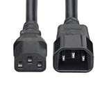 StarTech.com PXTC13C141415FNA power cable Black 179.9" (4.57 m) C14 coupler C13 coupler