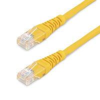 StarTech.com 15 ft Yellow Molded Category 5e (350 MHz) UTP Patch Cable networking cable 179.9" (4.57 m)