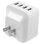 StarTech.com USB4PACWH mobile device charger Universal White AC Indoor