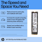 HP 1TB PCIe-4x4 NVMe Solid State Drive