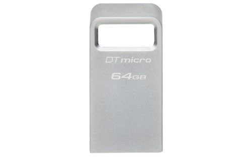 Kingston Technology DataTraveler Micro USB flash drive 64 GB USB Type-A 3.2 Gen 1 (3.1 Gen 1) Silver