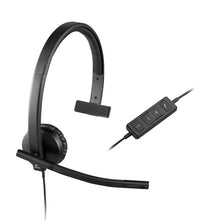Logitech 981-000570 headphones/headset Wired Head-band Office/Call center Black