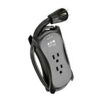 Tripp Lite TRAVELER3USB surge protector Black 3 AC outlet(s) 120 V 11.8" (0.3 m)