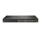 HPE Aruba Networking 6300F 24p 10M/100M/1G 4p SFP56 50G TAA Managed L3 Gigabit Ethernet (10/100/1000) 1U Gray