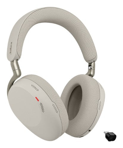 Jabra Evolve3 85 MS + Link 390c Headset Wireless Head-band Calls/Music USB Type-C Bluetooth Gray