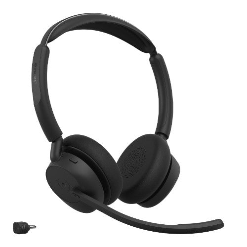 Jabra Evolve3 45 Headset Wireless Head-band Office/Call center USB Type-C Bluetooth Black