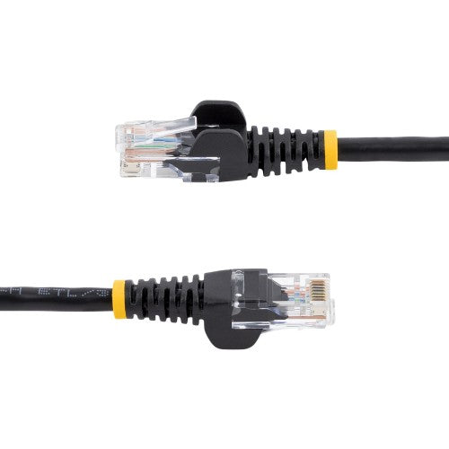 StarTech.com 50 ft Black Snagless Category 5e (350 MHz) UTP Patch Cable networking cable 600" (15.2 m)
