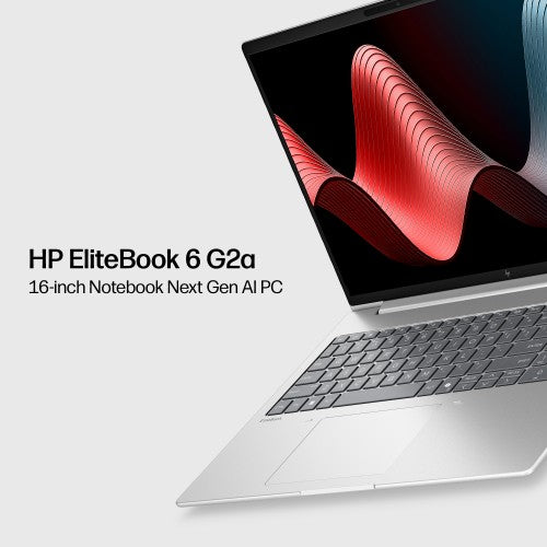 HP EliteBook 6 G2a Next Gen AI Wolf Pro Security Edition Copilot+ PC AMD Ryzen AI 7 PRO PRO 450 Laptop 16" Touchscreen WUXGA 32 GB DDR5-SDRAM 512 GB SSD Wi-Fi 7 (802.11be) Windows 11 Pro Silver