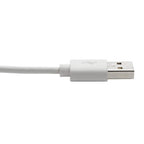 Tripp Lite M100-006-LRA-WH lightning cable 70.9" (1.8 m) White