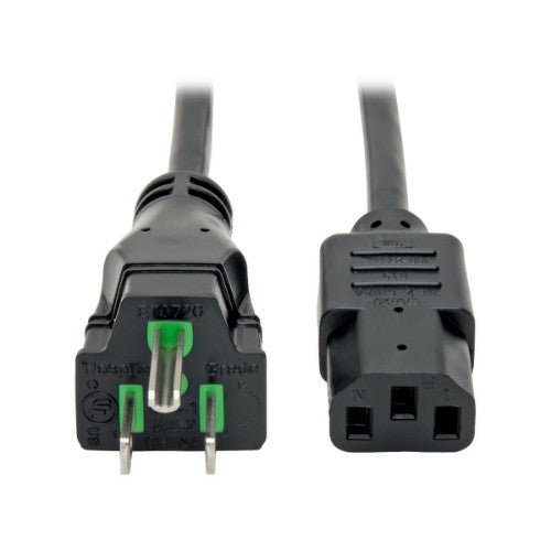 Tripp Lite P006-025-HG15 power cable Black 300" (7.62 m) NEMA 5-15P C13 coupler