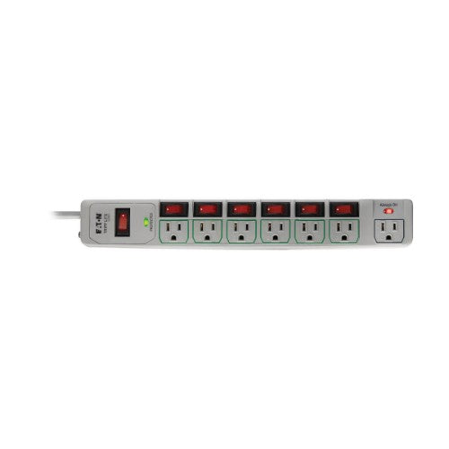 Tripp Lite TLP76MSG surge protector Gray 7 AC outlet(s) 120 V 72" (1.83 m)
