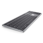 DELL KB700 keyboard Office RF Wireless + Bluetooth English Gray