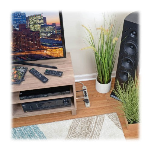 Tripp Lite TLP615 surge protector White 6 AC outlet(s) 120 V 179.9" (4.57 m)