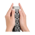 Tripp Lite TLP806TEL surge protector Black 8 AC outlet(s) 120 V 72" (1.83 m)