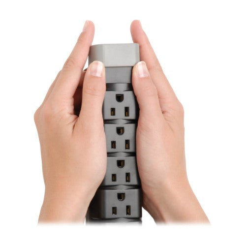 Tripp Lite TLP806TEL surge protector Black 8 AC outlet(s) 120 V 72" (1.83 m)