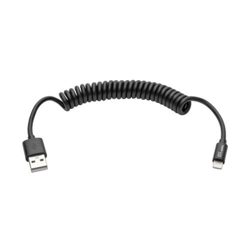 Tripp Lite M100-004COIL-BK lightning cable 47.2" (1.2 m) Black