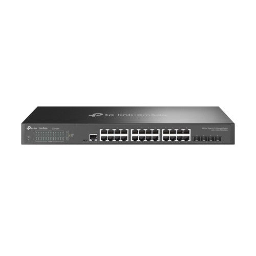 TP-Link Omada SG3428X network switch Managed L2+/L3 Gigabit Ethernet (10/100/1000) 1U Black