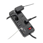 Tripp Lite TLP88USBB surge protector Black 8 AC outlet(s) 120 V 96.1" (2.44 m)