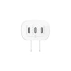 Belkin WCC002DQWH mobile device charger Universal White AC Fast charging Indoor