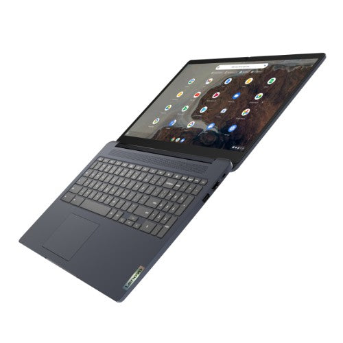 Lenovo IdeaPad 3 Chrome 15IJL6 Intel® Pentium® Silver N6000 Chromebook 15.6" Touchscreen Full HD 4 GB LPDDR4x-SDRAM 128 GB eMMC Wi-Fi 6 (802.11ax) ChromeOS English Blue