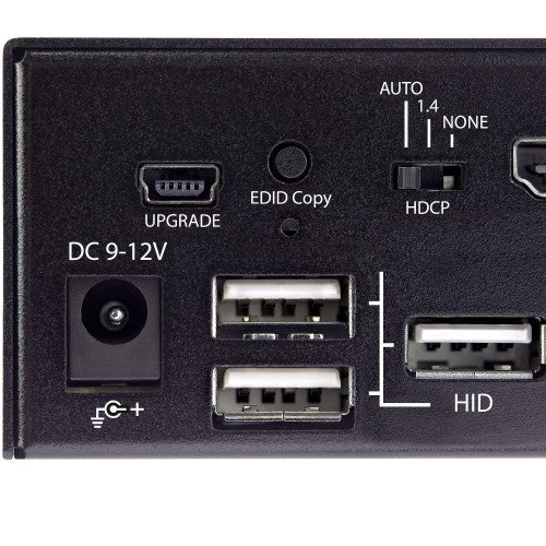 StarTech.com SV231HU34K6 KVM switch Rack mounting Black