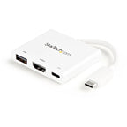 StarTech.com CDP2HDUACPW laptop dock/port replicator Wired USB 3.2 Gen 1 (3.1 Gen 1) Type-C White